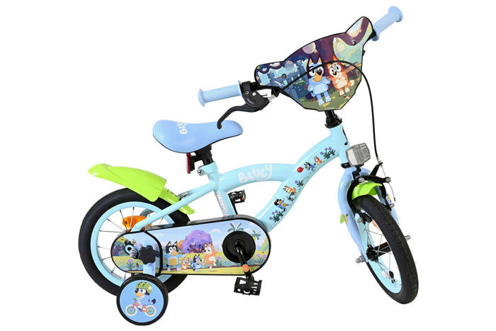 Bluey 12 tum barncykel med stödhjul - För barn 3-4 år