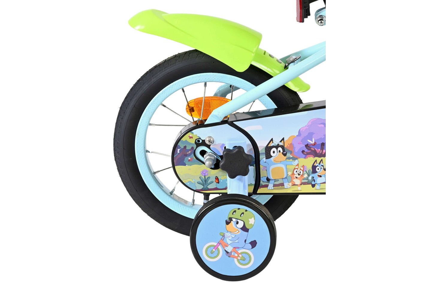 Bluey 12 tum barncykel med stödhjul - För barn 3-4 år