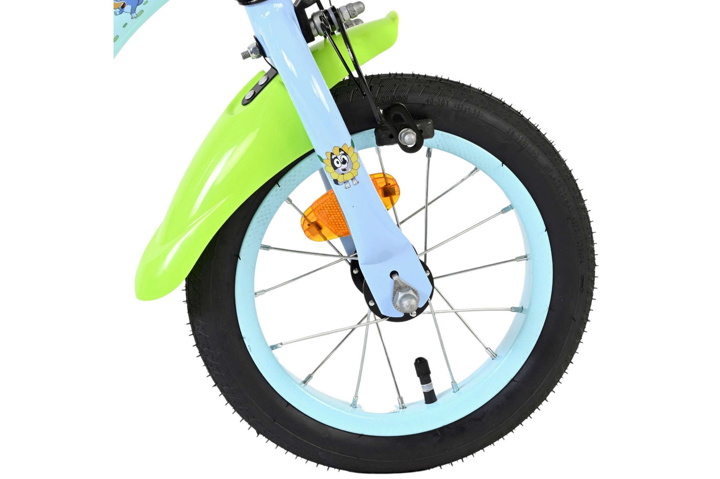 Bluey 12 tum barncykel med stödhjul - För barn 3-4 år