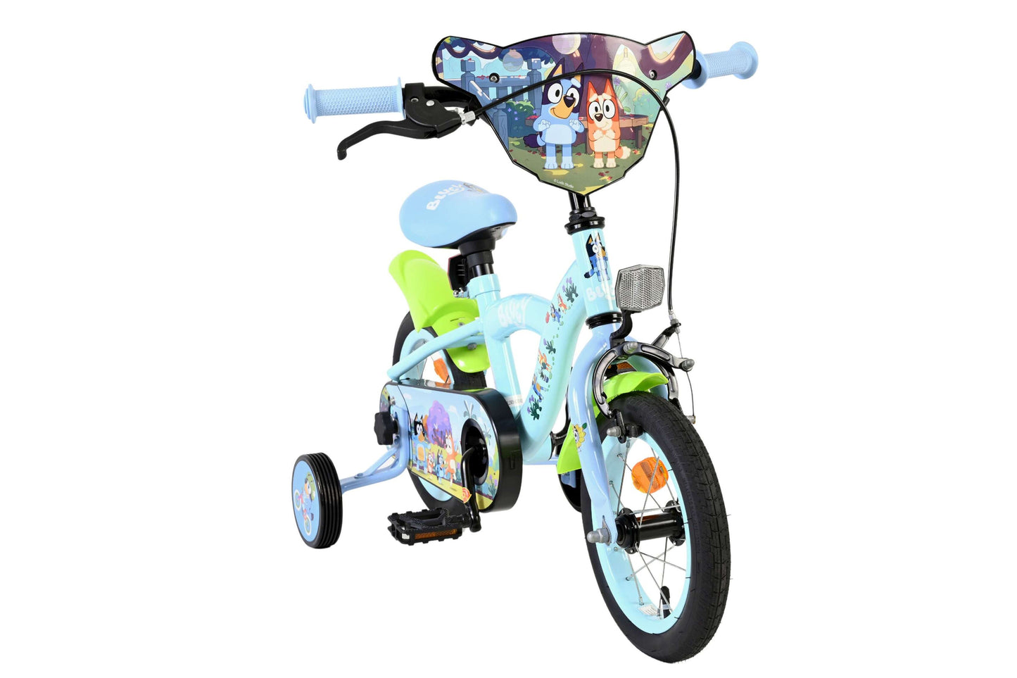 Bluey 12 tum barncykel med stödhjul - För barn 3-4 år