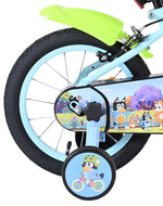 Bluey Light Barncykel 14 tum, dubbla handbromsar, Ljusblå - För barn 5-5 år