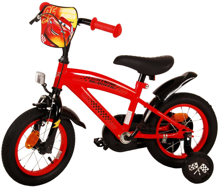 Disney Cars Barncykel 12 tum, Röd - Lilla Cykelbutiken