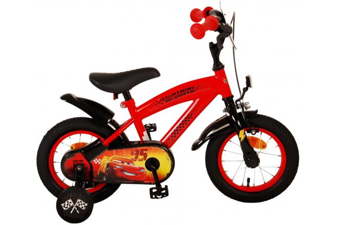 Disney Cars Barncykel 12 tum, Röd - Lilla Cykelbutiken