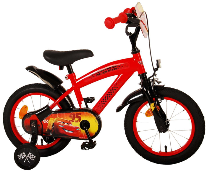 Disney Cars Barncykel 14 tum, Röd - Lilla Cykelbutiken