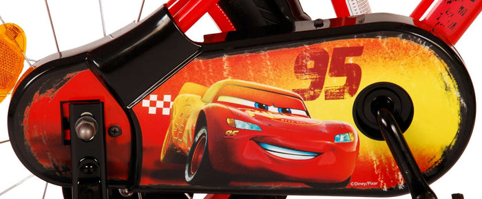 Disney Cars Barncykel 14 tum, Röd - Lilla Cykelbutiken