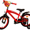Disney Bilar Barncykel 16 tum, Röd - Lilla Cykelbutiken