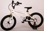 Volare Cool Rider Barncykel 18 tum, Vit - Lilla Cykelbutiken
