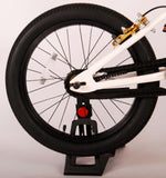 Volare Cool Rider Barncykel 18 tum, Vit - Lilla Cykelbutiken