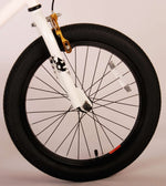 Volare Cool Rider Barncykel 18 tum, Vit - Lilla Cykelbutiken