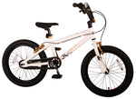 Volare Cool Rider Barncykel 18 tum, Vit - Lilla Cykelbutiken