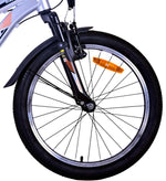 Volare Cross Barncykel 20 tum, Silver 6 Växlar - Lilla Cykelbutiken