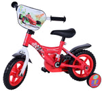 Disney Bilar Barncykel 10 tum, Röd - Lilla Cykelbutiken