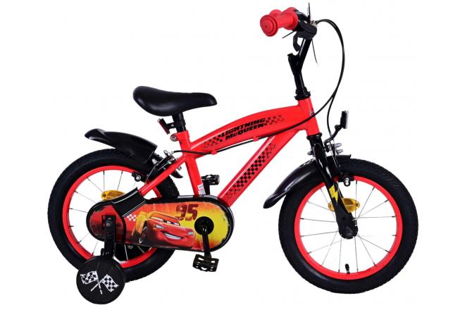 Disney Cars Barncykel Två Handbromsar 14 tum, Röd - Lilla Cykelbutiken