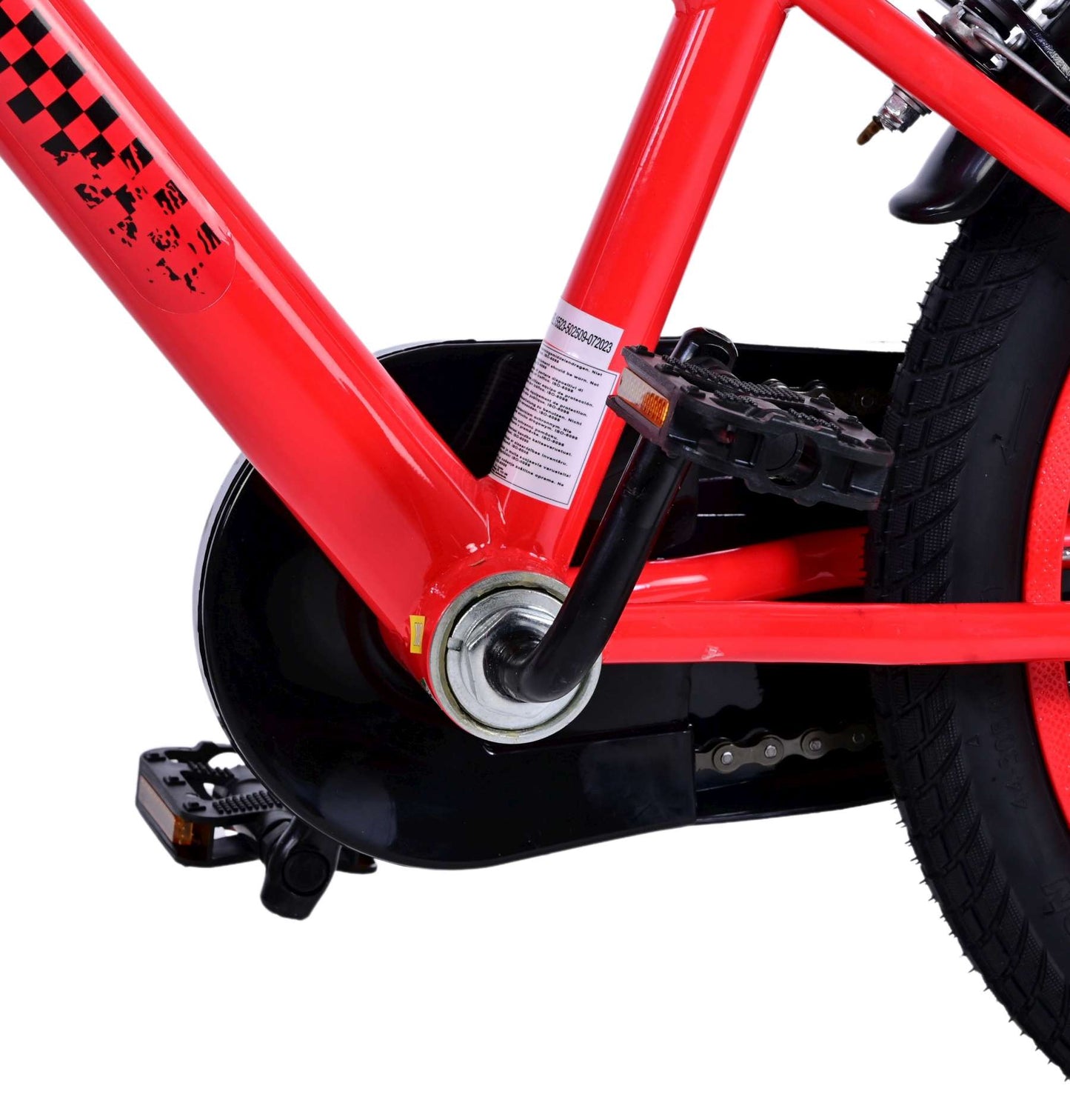 Disney Bilar Barncykel Två Handbromsar 16 tum, Röd - Lilla Cykelbutiken