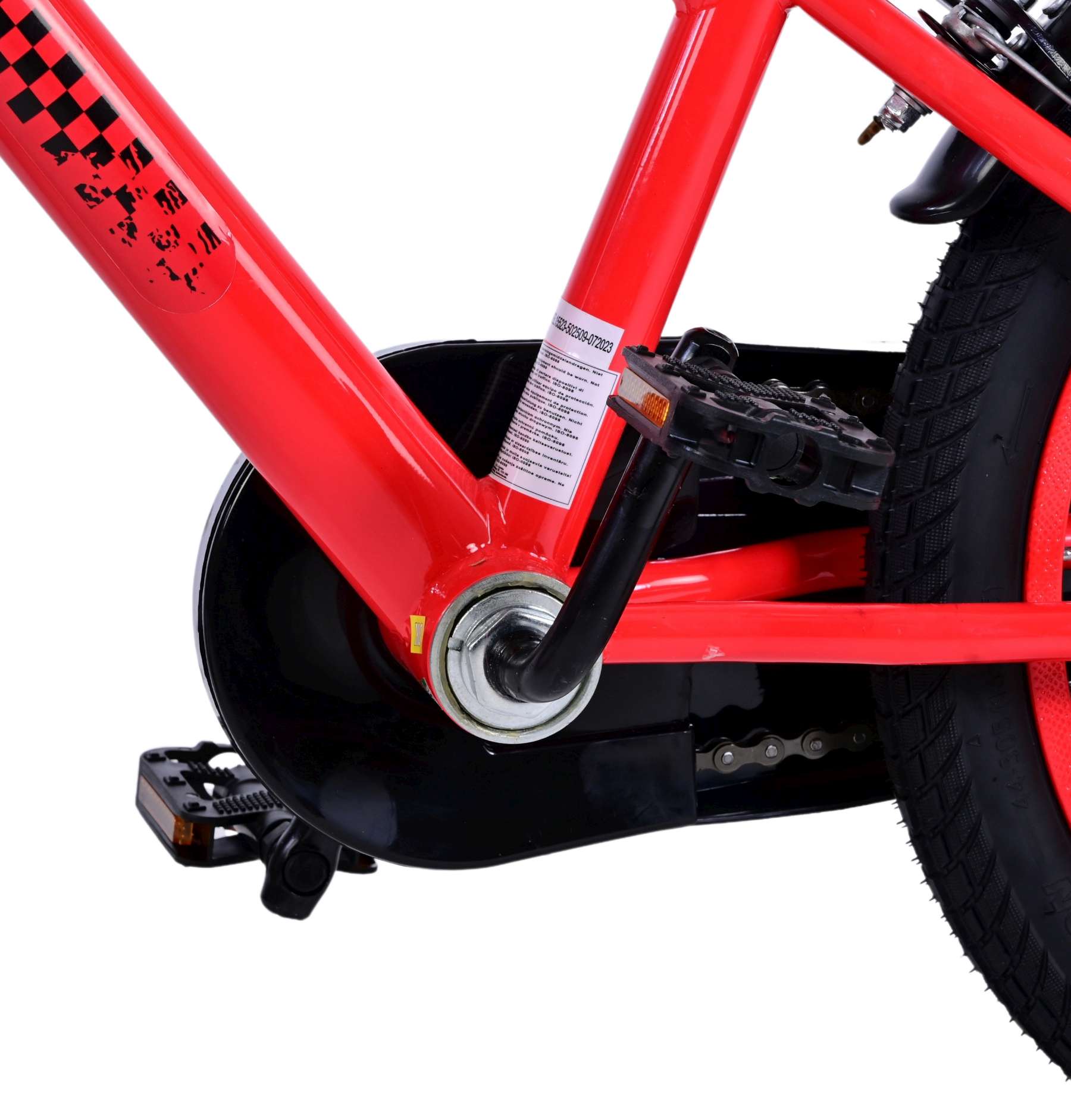 Disney Bilar Barncykel Två Handbromsar 16 tum, Röd - Lilla Cykelbutiken