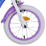 Disney Frozen Barncykel Två Handbromsar 14 tum, Blå/Lila - Lilla Cykelbutiken