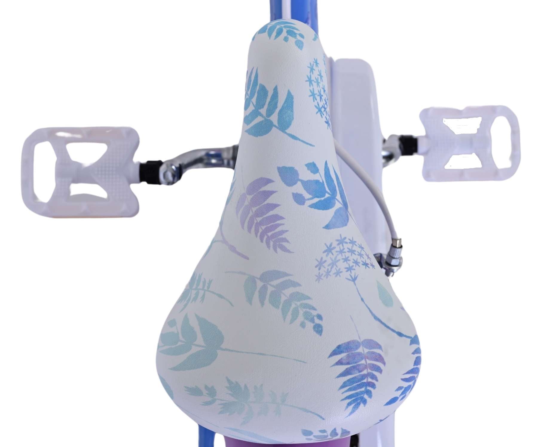 Disney Frozen Barncykel Två Handbromsar 14 tum, Blå/Lila - Lilla Cykelbutiken