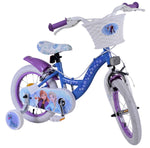 Disney Frozen Barncykel Två Handbromsar 14 tum, Blå/Lila - Lilla Cykelbutiken