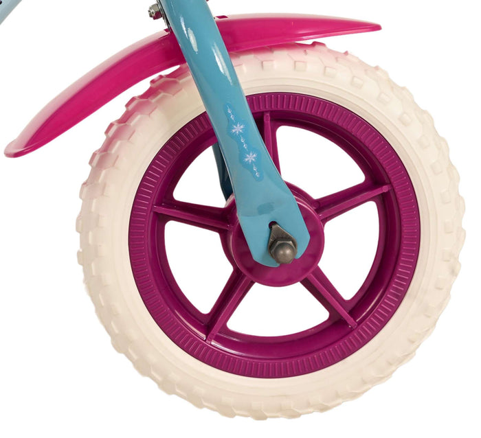 Disney Frozen Barncykel 10 tum, Blå/Lila - Lilla Cykelbutiken