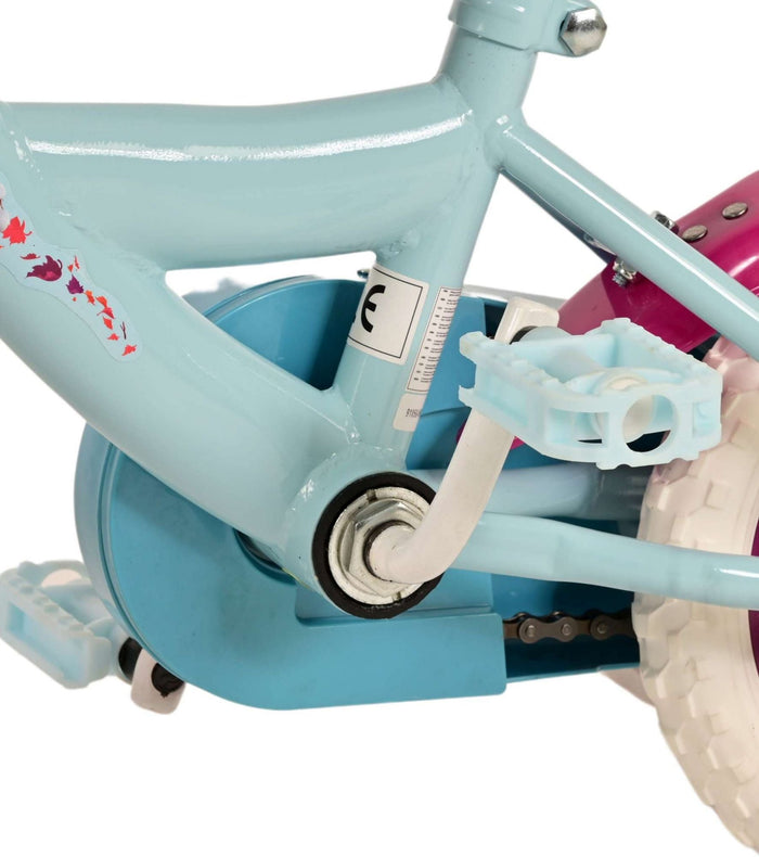 Disney Frozen Barncykel 10 tum, Blå/Lila - Lilla Cykelbutiken