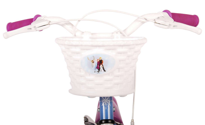 Disney Frost Barncykel Två Handbromsar 12 tum, Blå/Lila - Lilla Cykelbutiken
