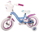 Disney Frost Barncykel Två Handbromsar 12 tum, Blå/Lila - Lilla Cykelbutiken