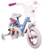 Disney Frost Barncykel Två Handbromsar 12 tum, Blå/Lila - Lilla Cykelbutiken