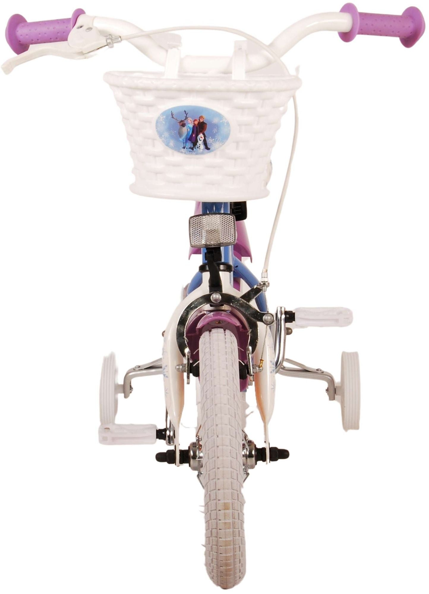 Disney Frost Barncykel 12 tum, Blå/Lila - Lilla Cykelbutiken