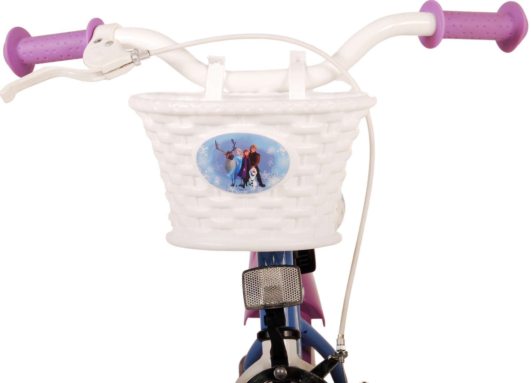 Disney Frost Barncykel 12 tum, Blå/Lila - Lilla Cykelbutiken