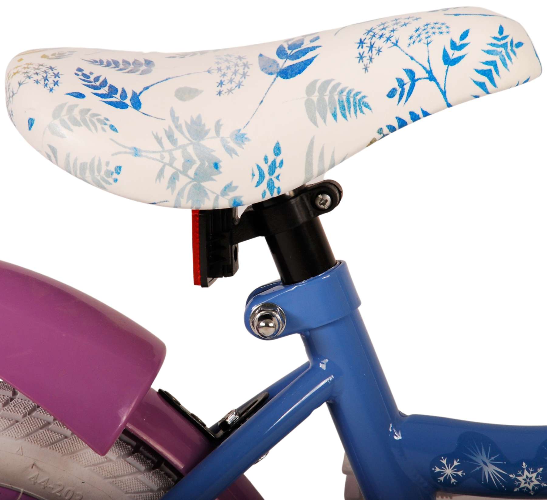 Disney Frost Barncykel 12 tum, Blå/Lila - Lilla Cykelbutiken