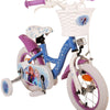 Disney Frost Barncykel 12 tum, Blå/Lila - Lilla Cykelbutiken