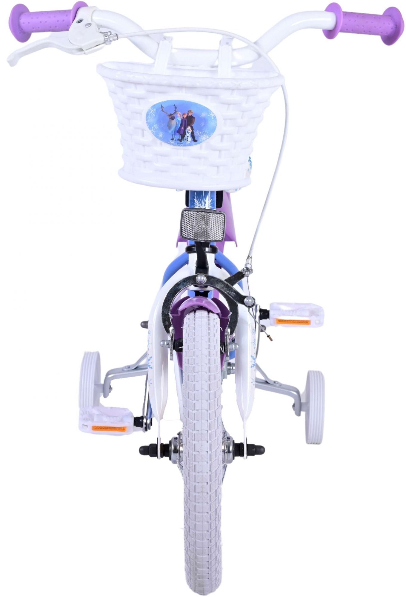 Disney Frozen Barncykel 14 tum, Blå/Lila - Lilla Cykelbutiken