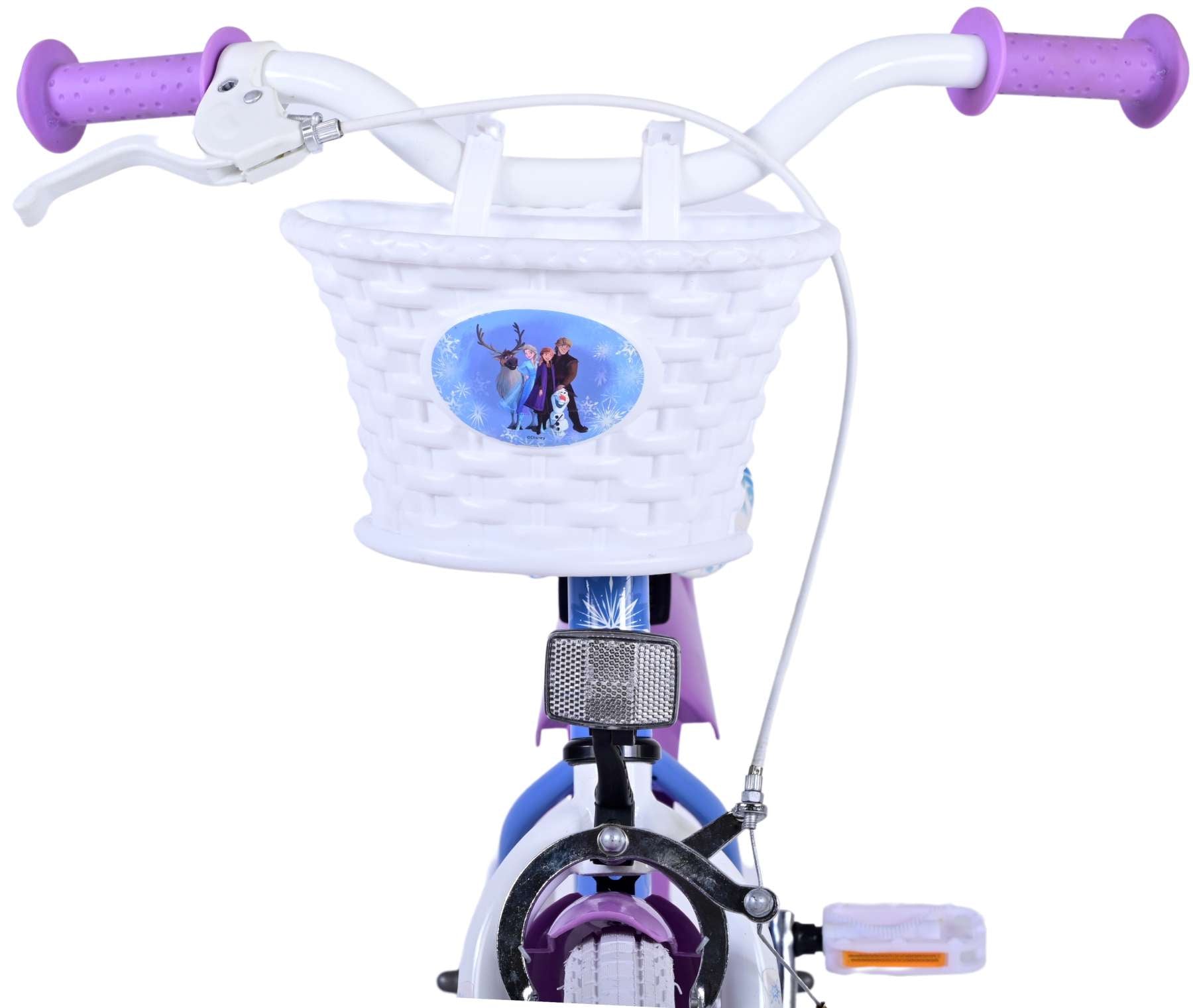 Disney Frozen Barncykel 14 tum, Blå/Lila - Lilla Cykelbutiken