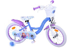 Disney Frozen 16-tums barncykel (4–6 år) – Med korg, hand- & fotbroms