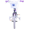 Disney Frozen 16-tums barncykel (4–6 år) – Med korg, hand- & fotbroms