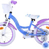 Disney Frozen 16-tums barncykel (4–6 år) – Med korg, hand- & fotbroms