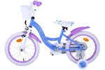 Disney Frozen 16-tums barncykel (4–6 år) – Med korg, hand- & fotbroms