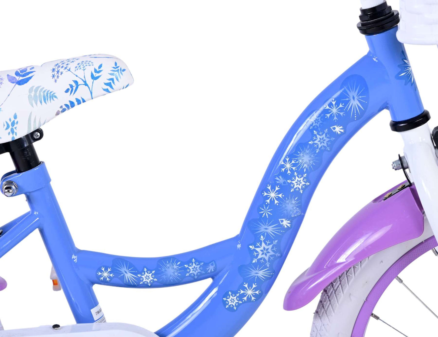 Disney Frost Barncykel 16 tum, Blå/Lila - Lilla Cykelbutiken