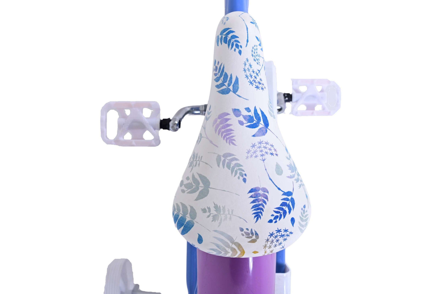 Disney Frozen 16-tums barncykel (4–6 år) – Med korg, hand- & fotbroms