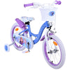 Disney Frozen 16-tums barncykel (4–6 år) – Med korg, hand- & fotbroms
