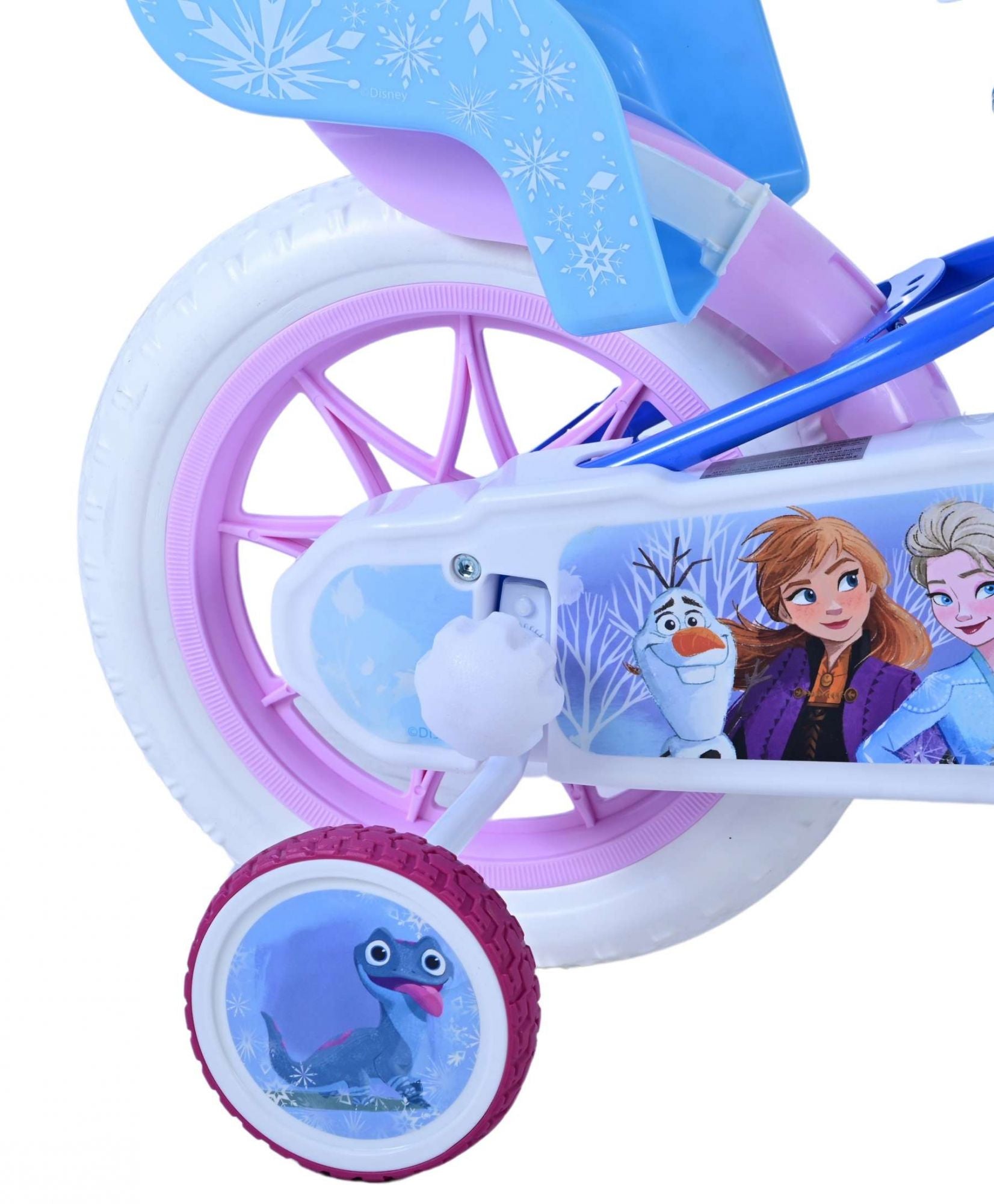 Disney Frozen Barncykel 12 tum, Blå - Lilla Cykelbutiken