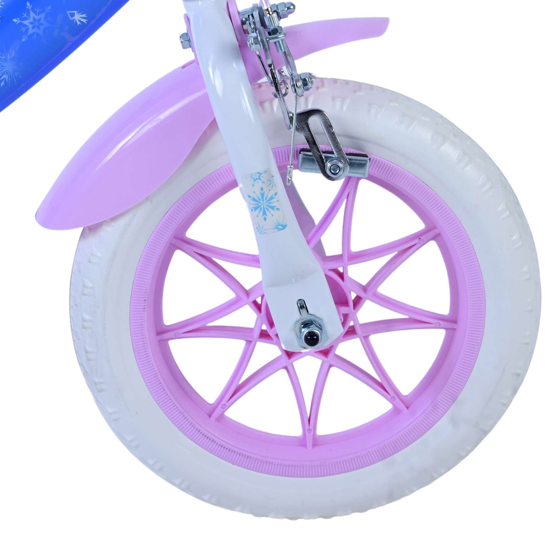 Disney Frozen Barncykel 12 tum, Blå - Lilla Cykelbutiken