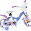 Disney Frozen 2 Barncykel 12 tum, dubbla handbromsar, Lila - För barn 3-4 år