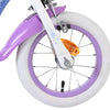 Disney Frozen 2 Barncykel 12 tum, dubbla handbromsar, Lila - För barn 3-4 år