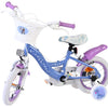Disney Frozen 2 Barncykel 12 tum, dubbla handbromsar, Lila - För barn 3-4 år