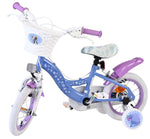 Disney Frozen 2 Barncykel 12 tum, dubbla handbromsar, Lila - För barn 3-4 år
