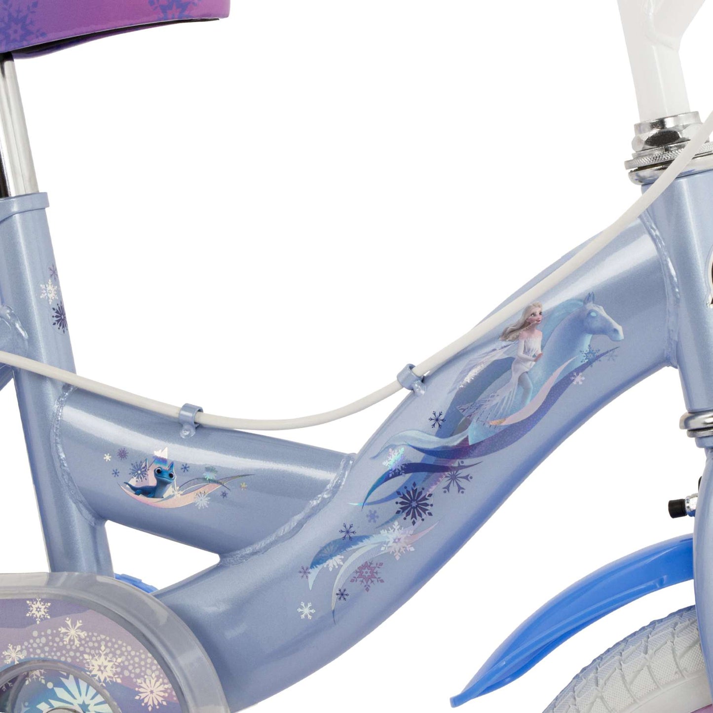 Disney Frozen 2 Kids' Blue/Purple 14 tum – Barncykel med två handbromsar
