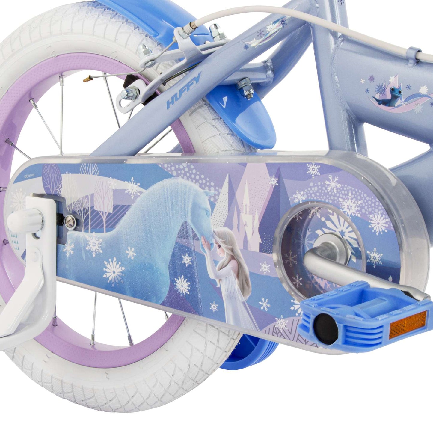 Disney Frozen 2 Kids' Blue/Purple 14 tum – Barncykel med två handbromsar
