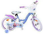 Volare Disney Frozen 2 Barncykel 16 tum, dubbla handbromsar, Lila - För barn 4-6 år