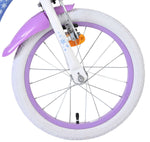 Volare Disney Frozen 2 Barncykel 16 tum, dubbla handbromsar, Lila - För barn 4-6 år